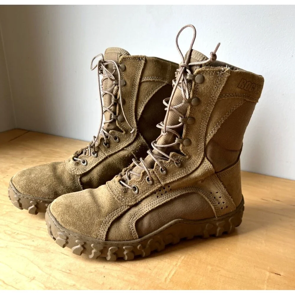 ROCKY S2V RKC050 Coyote Military Tactical Boots Mens 11 W US Vibram USA